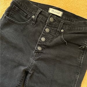 MADEWELL - 10” High Rise Skinny Skinny Jean with Frayed Hem